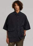 Bedri Cargo Shirt - Black Shirt The Frankie Shop 