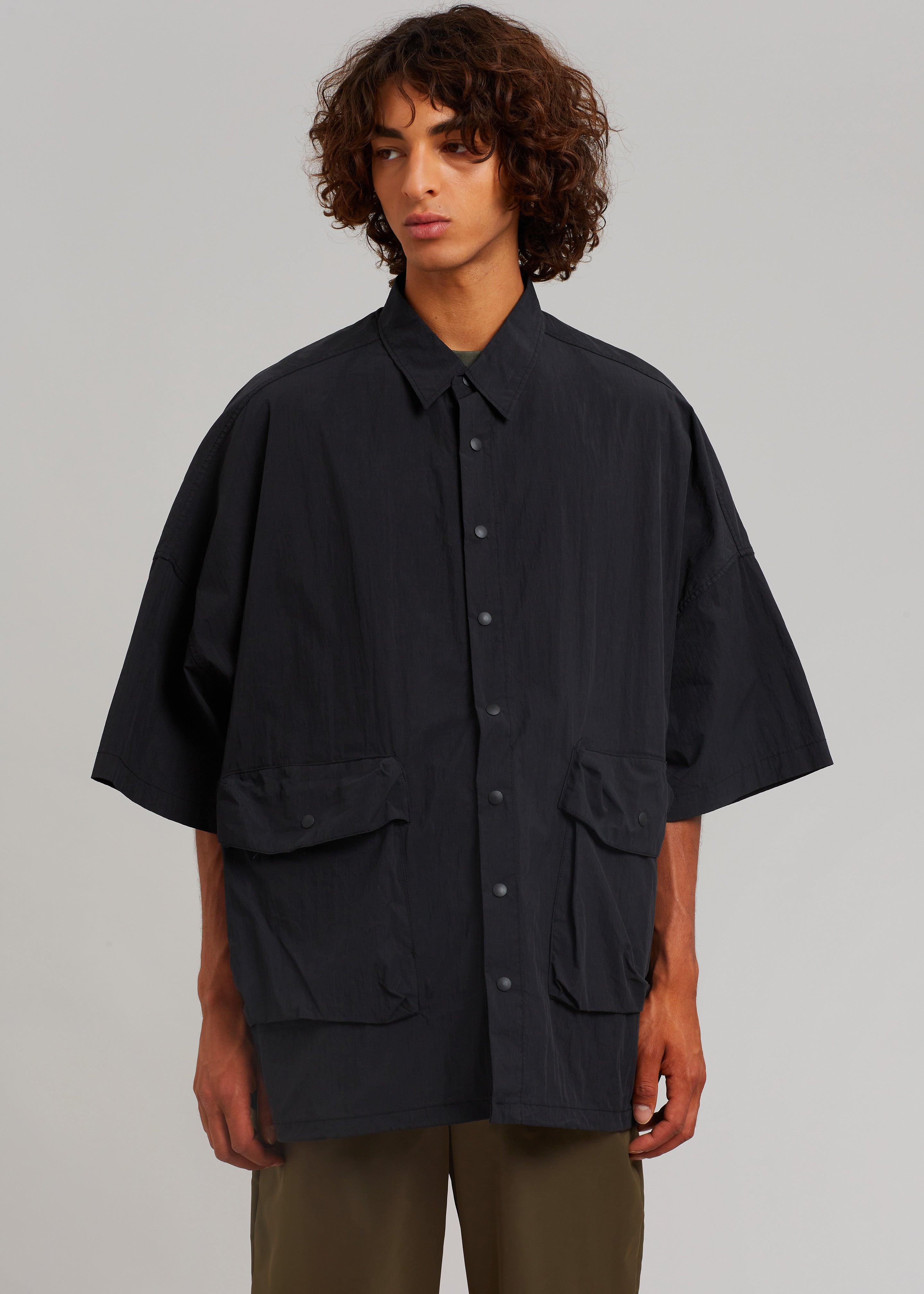 Bedri Cargo Shirt - Black - 6