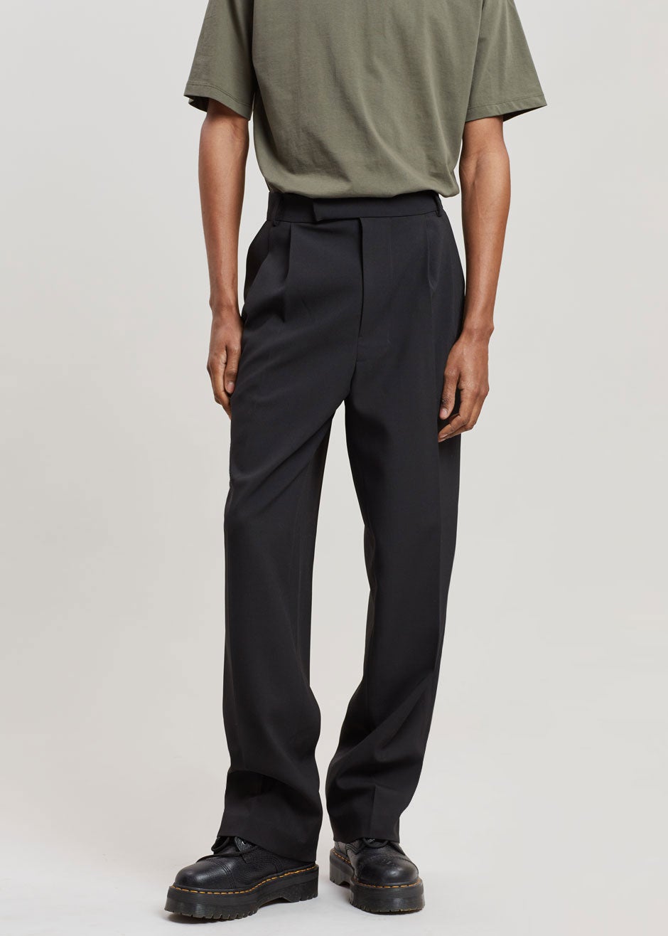 Black Slim Fit Co-ord Suit Trouser (3085838) | Truworths Man