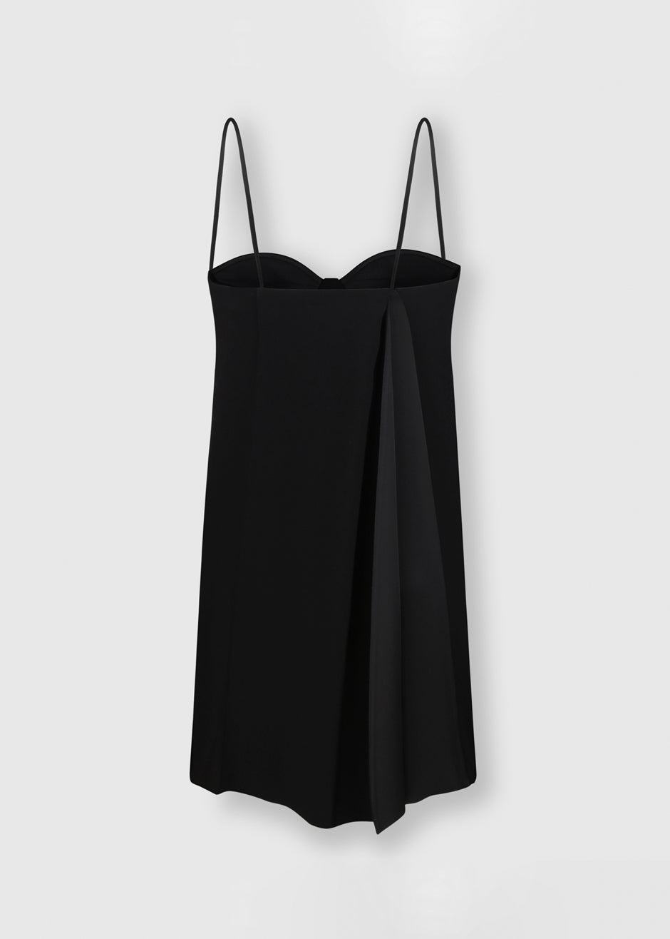 Bevza Mini Seashell Cups Dress - Black - 4
