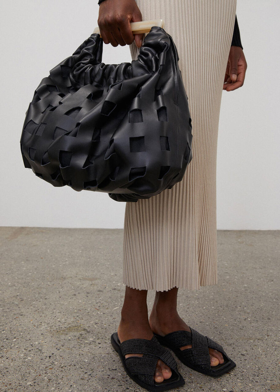 By Malene Birger Deblo Leather Bag - Black - 1