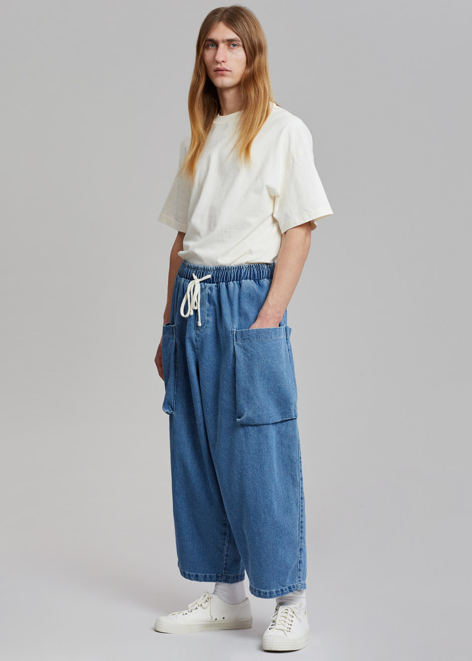 Cliff Denim Balloon Pants - Worn Wash – The Frankie Shop