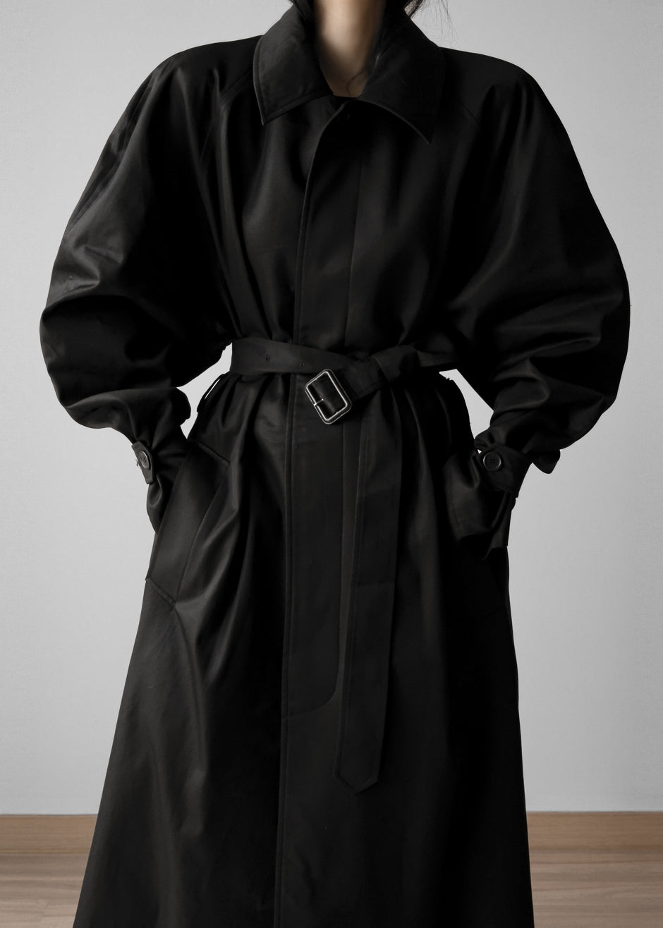 Decima Trench Coat - Black – The Frankie Shop