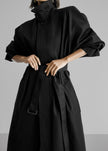 Decima Trench Coat - Black Coat The Frankie Shop 