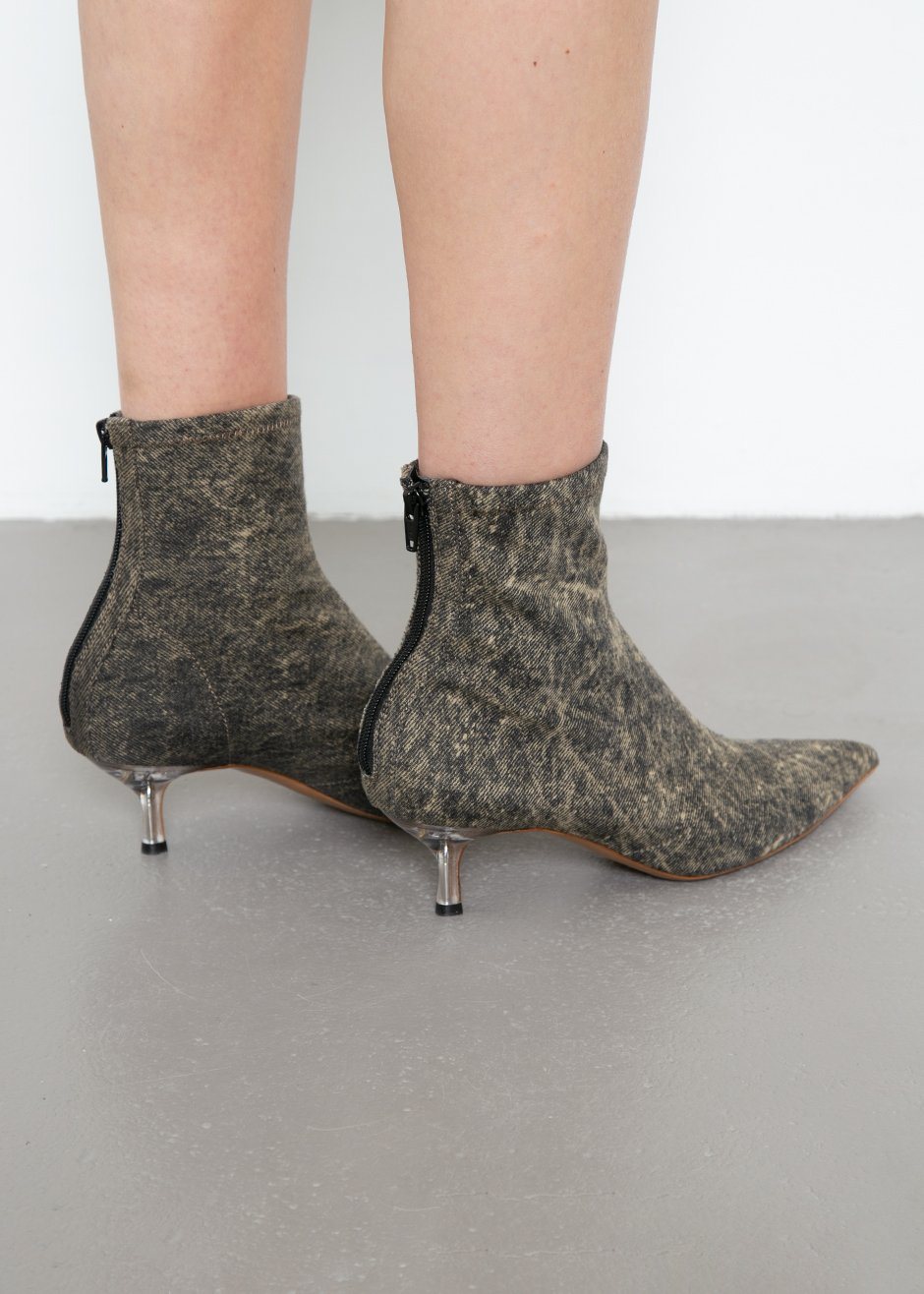 Covert Denim Ankle Boots - Bleached - 4