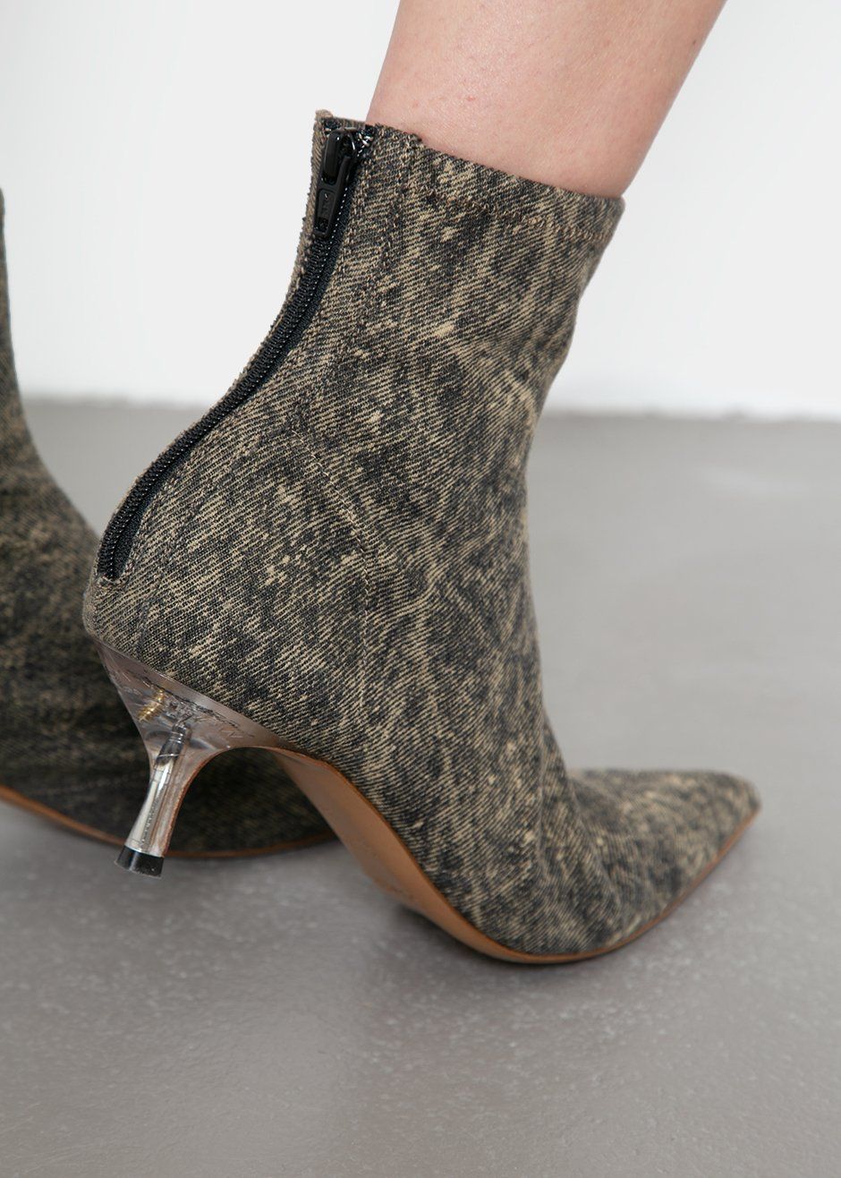 Covert Denim Ankle Boots - Bleached - 5