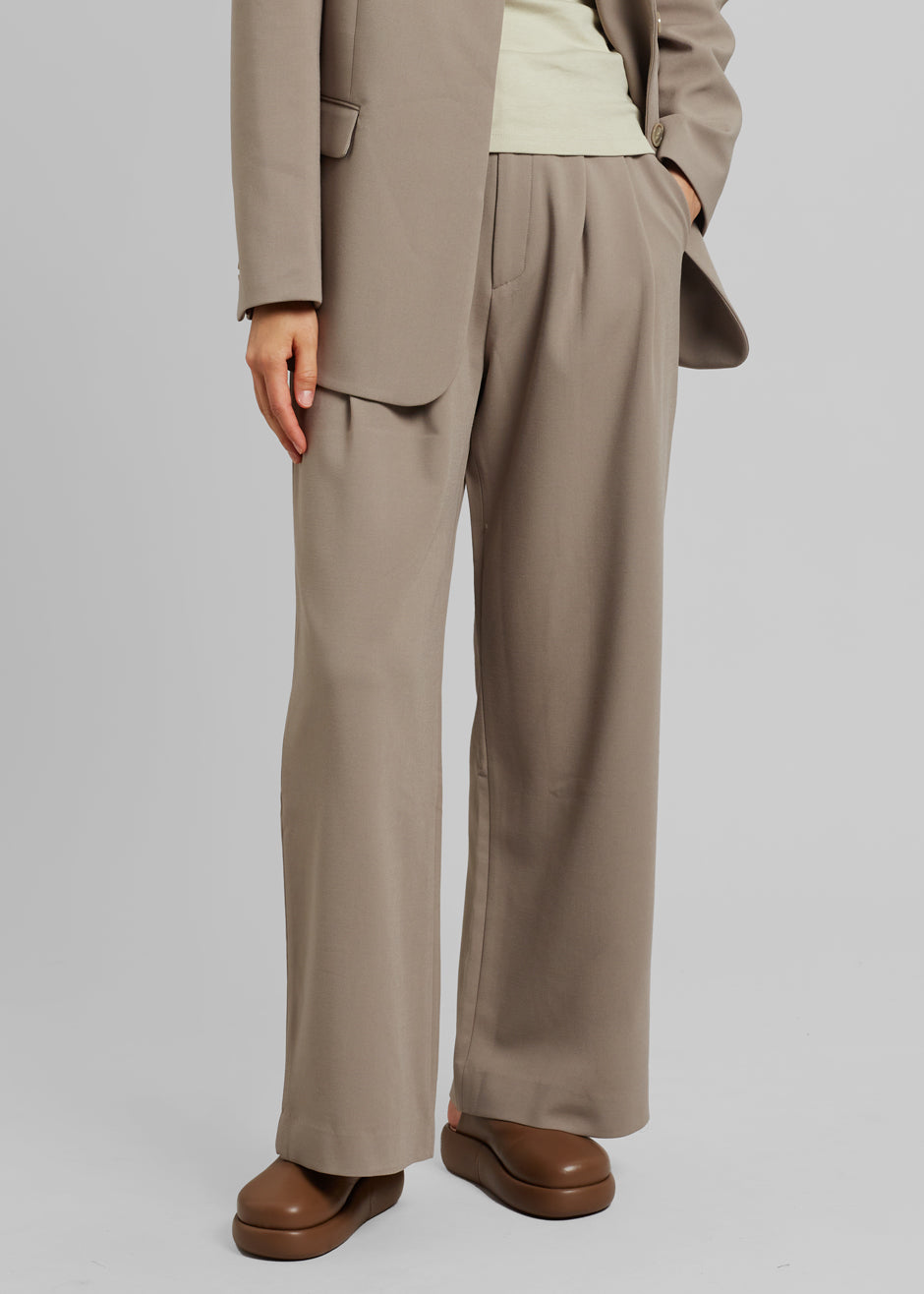 Eevi Wide Pants - Taupe