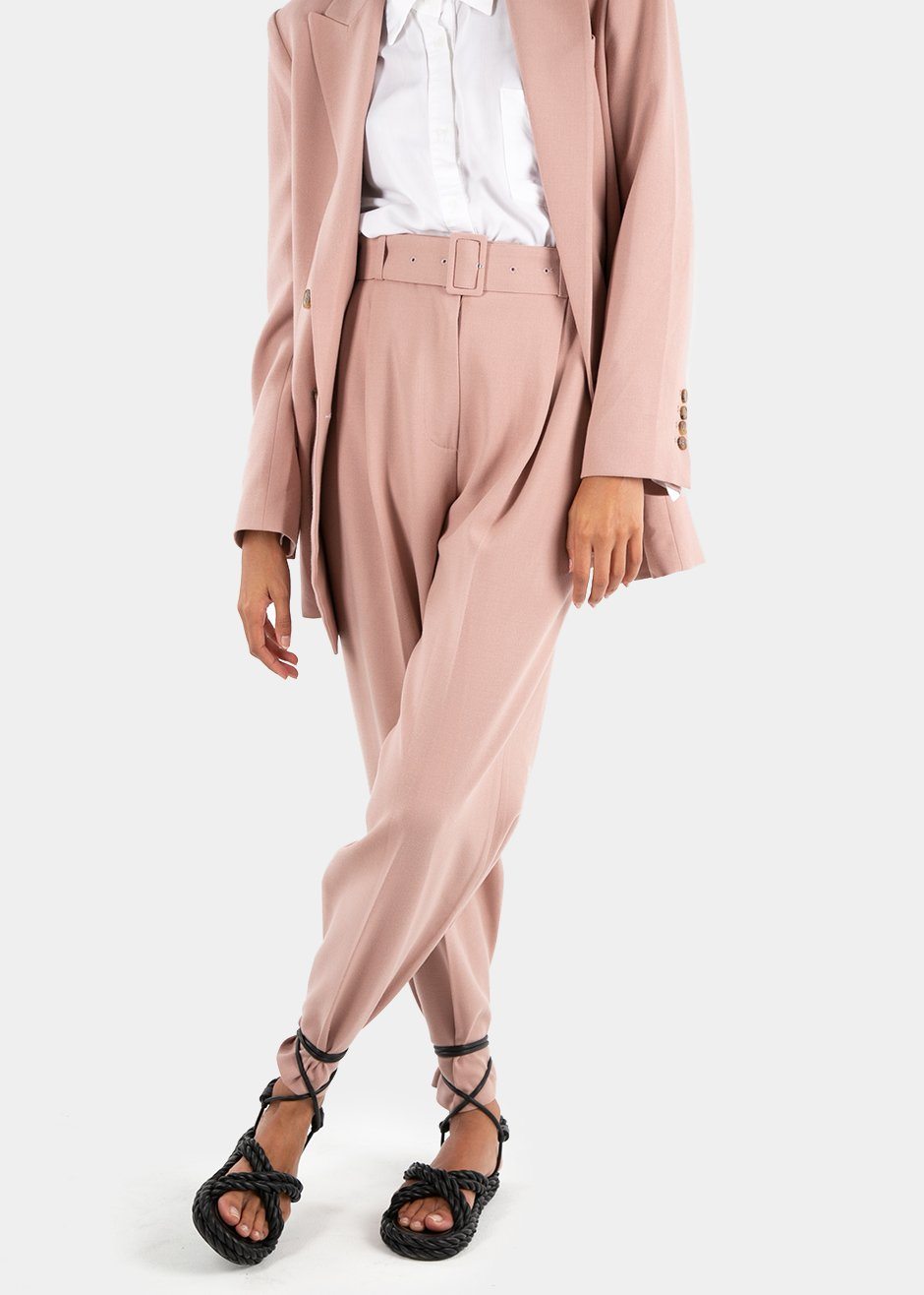 KOTTY Womens Polyester Blend Straight Fit Trousers Baby Pink, स्पोर्ट्स के  कपडे, स्पोर्ट्स अपैरल - Fashion Priya Store, Gorakhpur | ID: 2852950400073