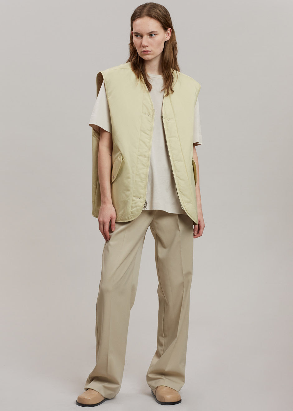 Gaby Reversible Vest - Mastic