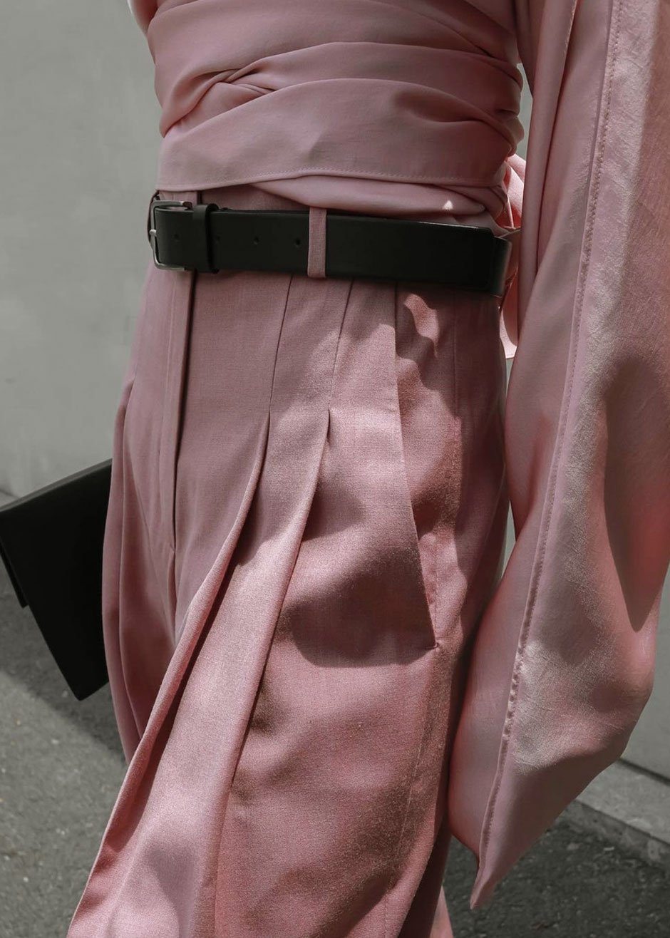 Gelso Pleated Trousers - Rose - 3
