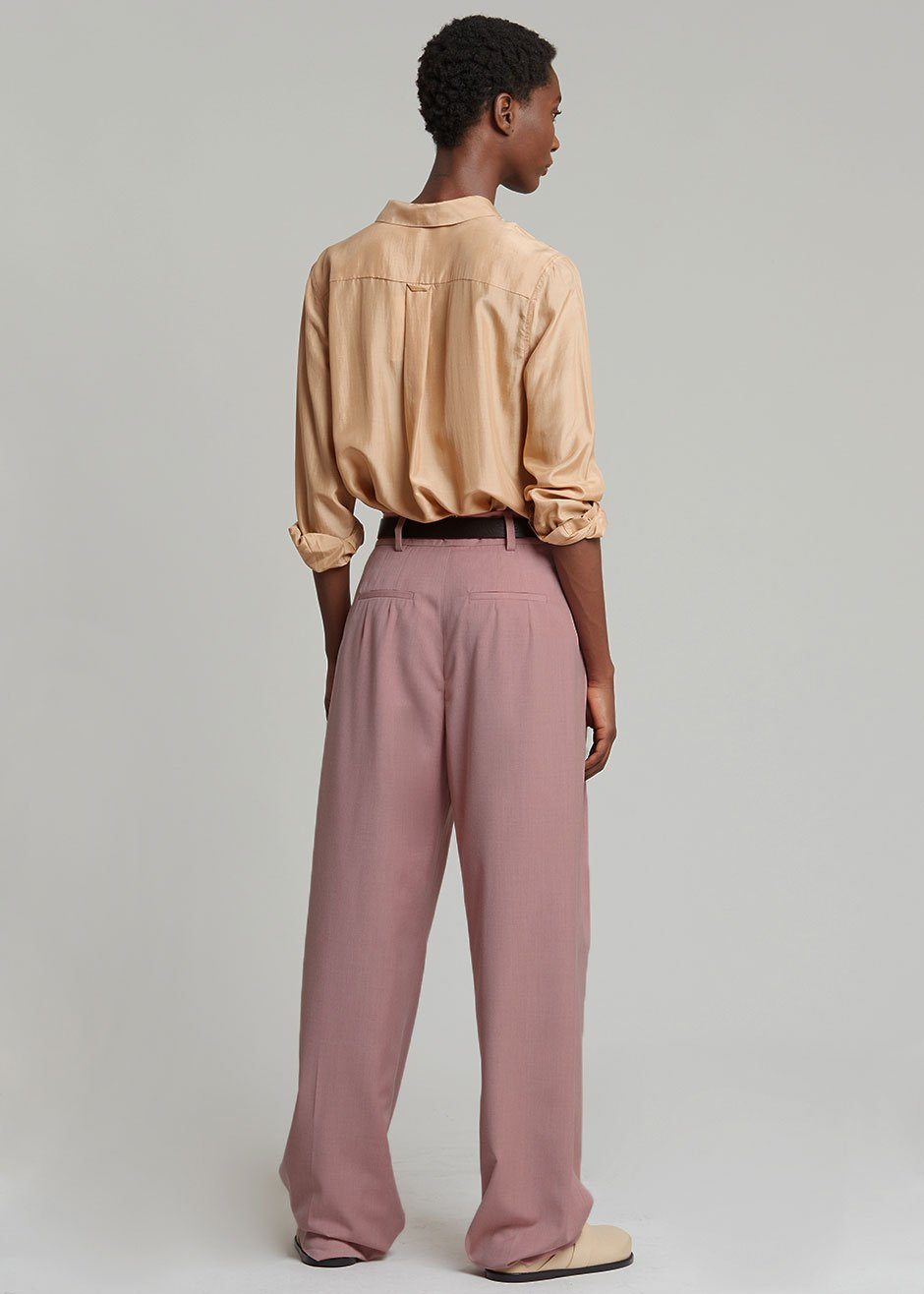 Gelso Pleated Trousers - Rose - 10