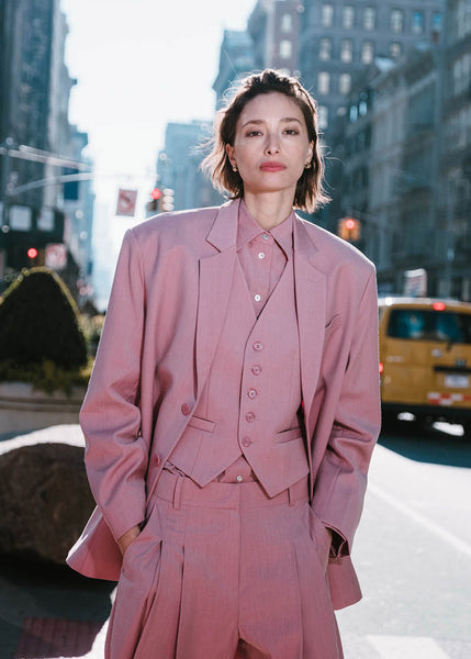 Gelso Waistcoat - Rose – The Frankie Shop