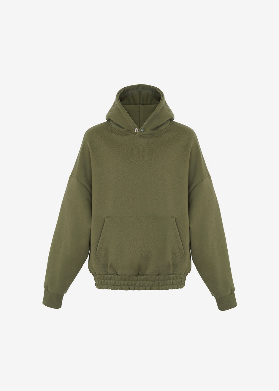 Olive green and online black hoodie