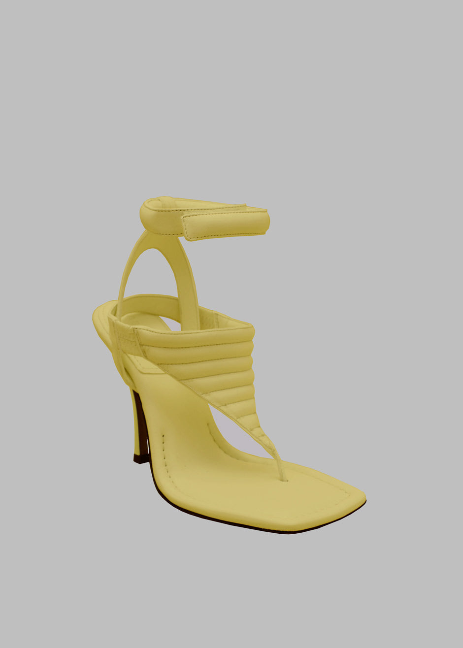 Gia Borghini Gia 8 Thong Sandals - Butter Yellow – The Frankie Shop