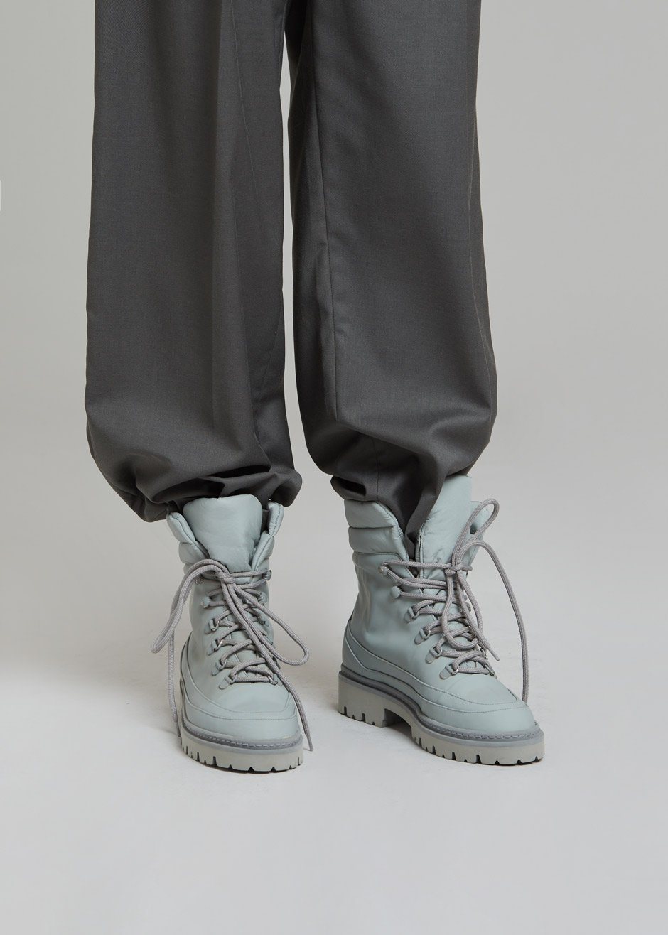 Gia Borghini Terra Hiking Boots - Gray - 5