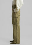 Gia Cargo Pants - Khaki Pants The Frankie Shop 