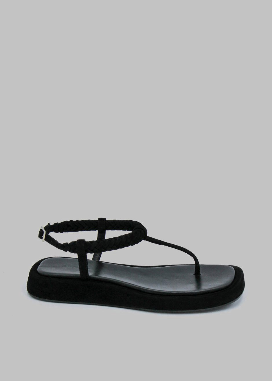 GIA x RHW Flat Thong Sandal - Black