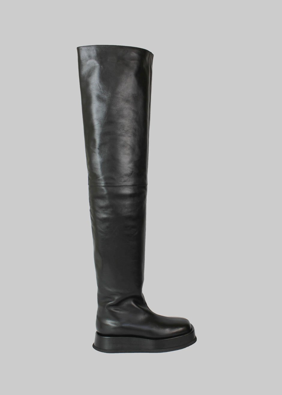 GIA x RHW Rosie 10 Tall Boots - Black - 4