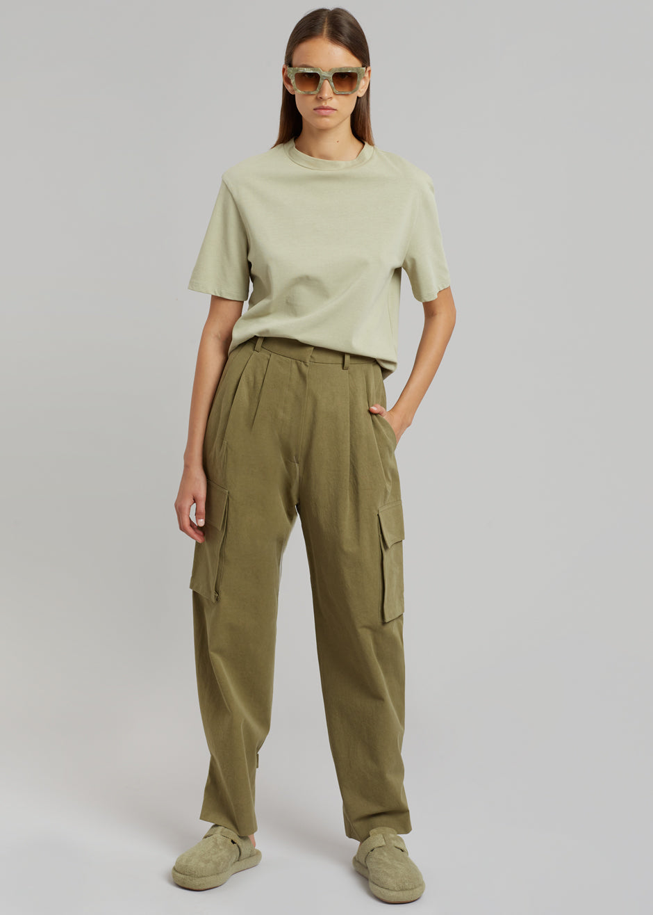 Gianna Cargo Pants - Olive – The Frankie Shop