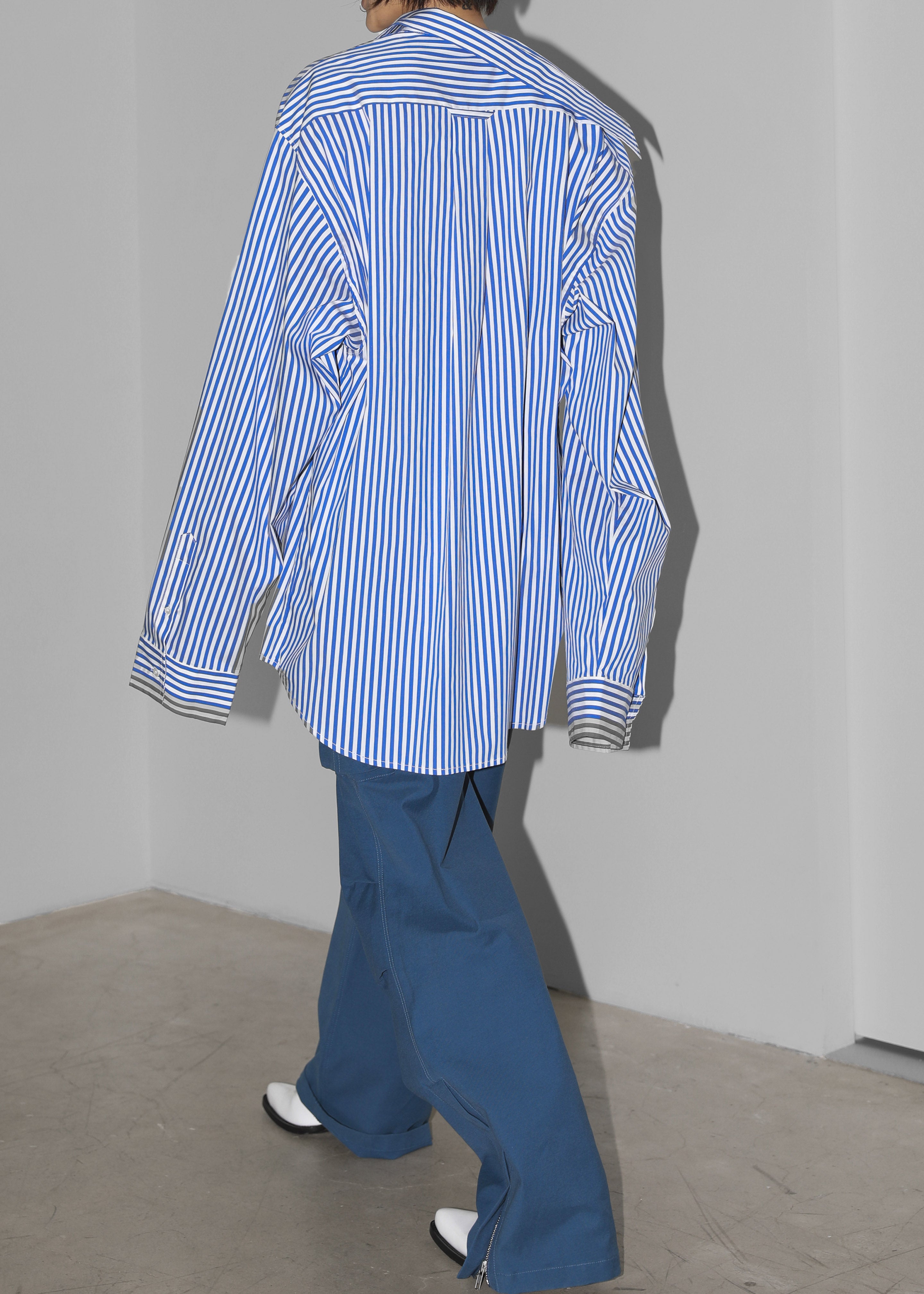 Ida Pocket Shirt - Blue Stripe - 5