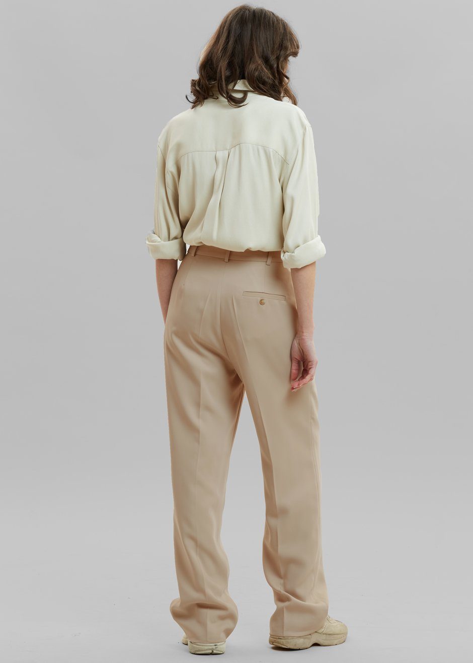 Isla Tailored Trousers - Natural - 8