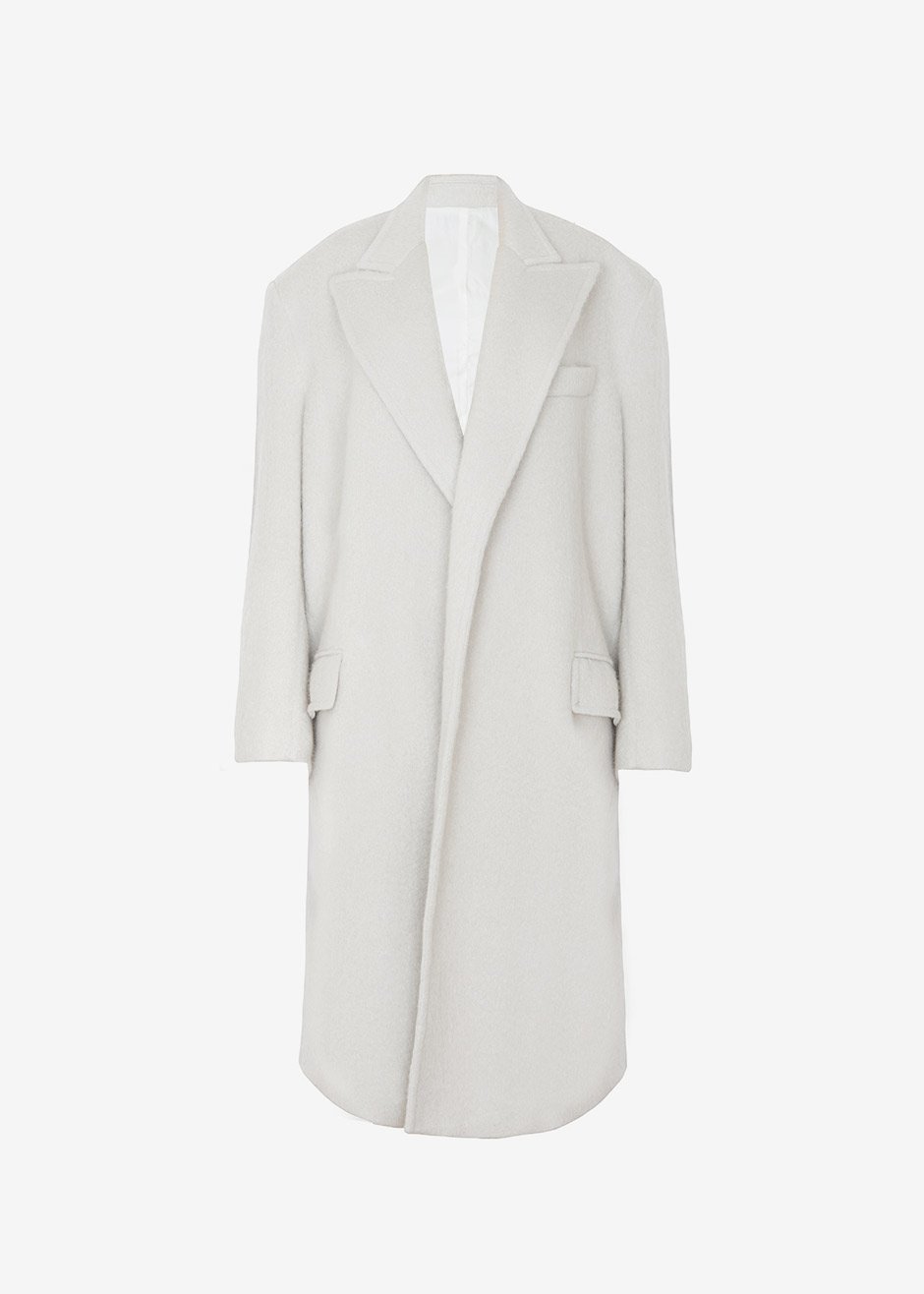 John Oversized Coat - Birch – The Frankie Shop