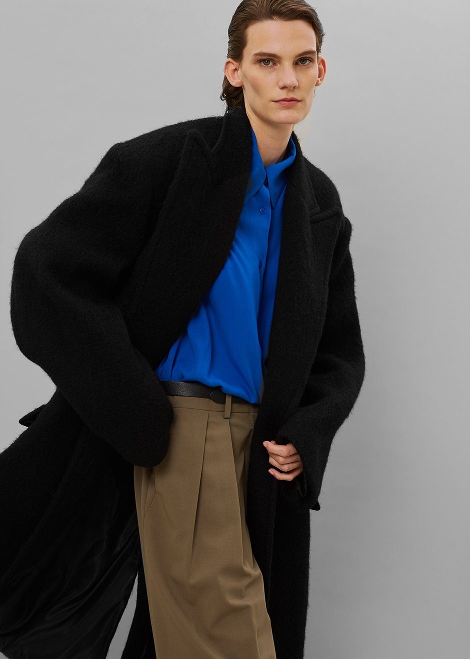 John Oversized Coat - Black - 9