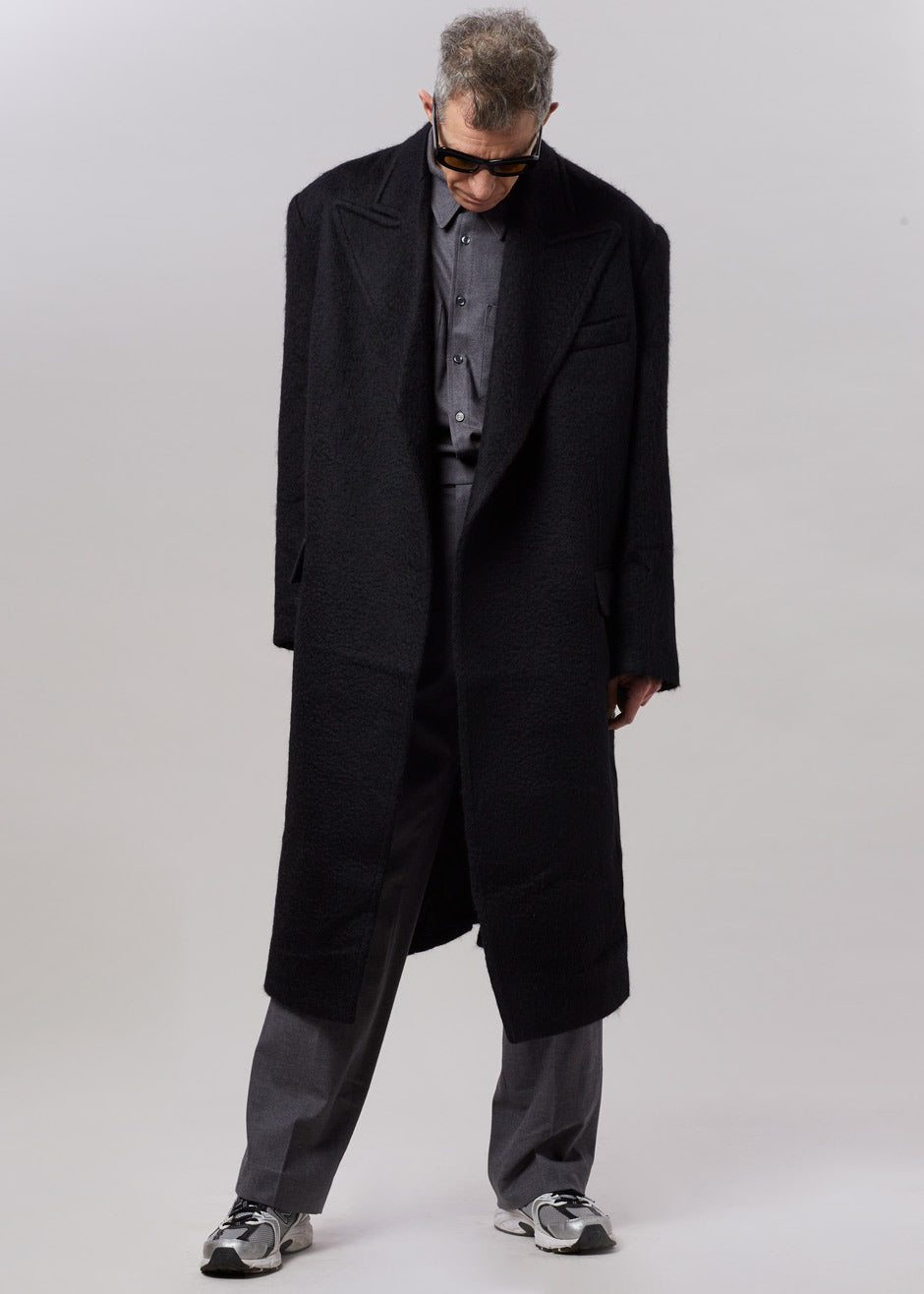 Black discount coat man