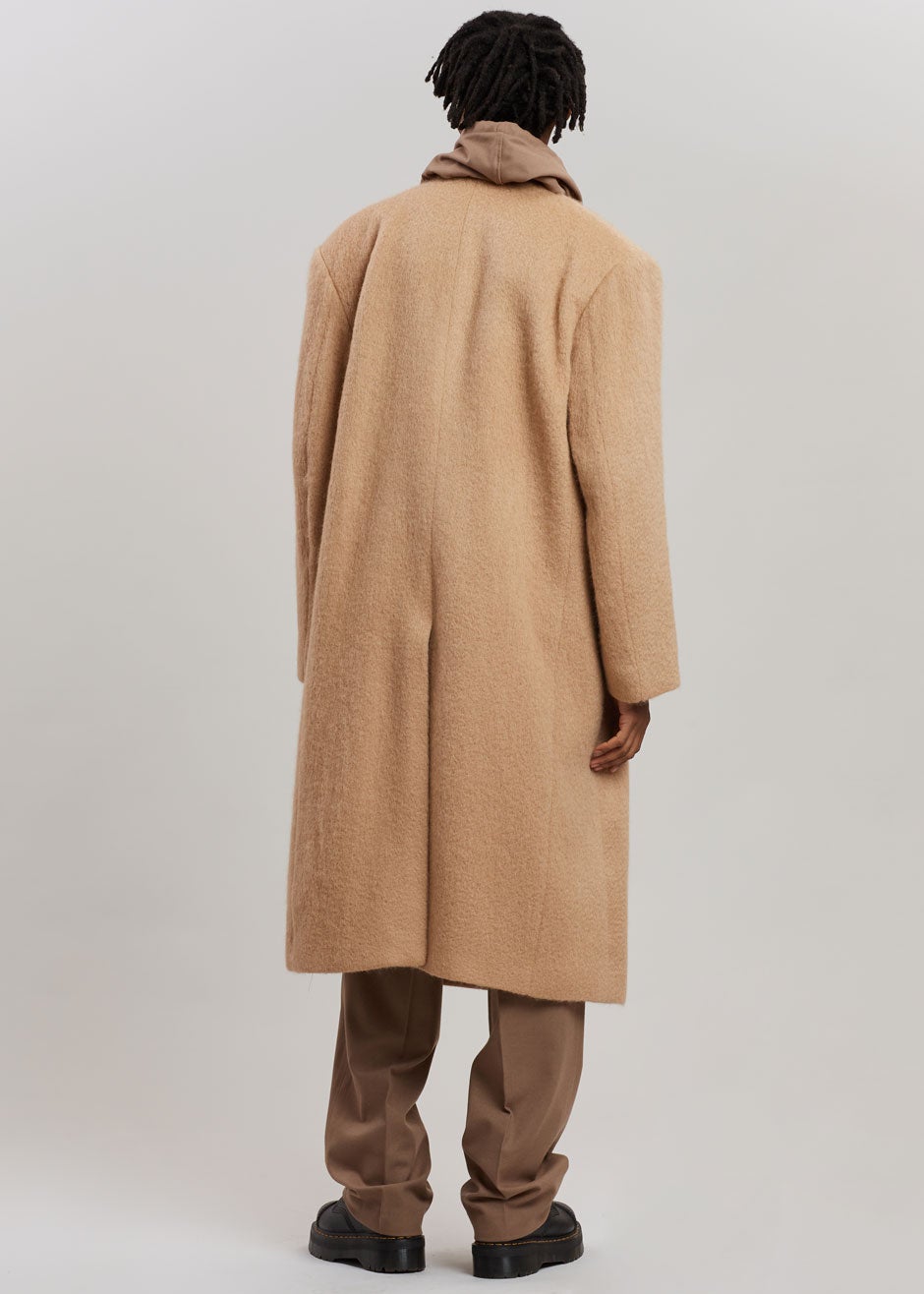John Oversized Coat - Camel - 16