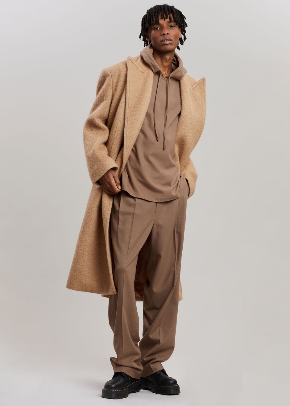 John Oversized Coat - Camel - 15