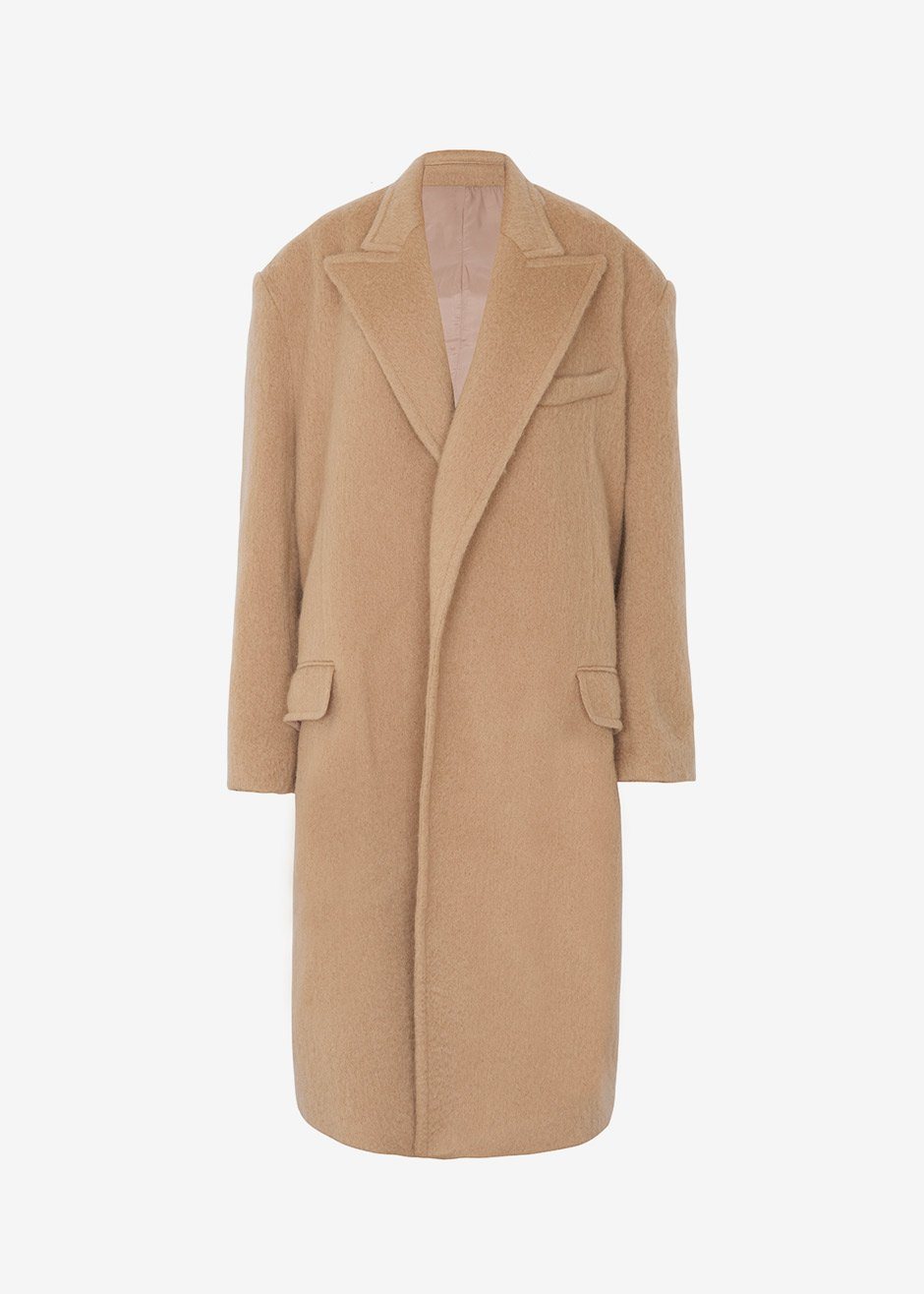 John Oversized Coat - Camel - 17