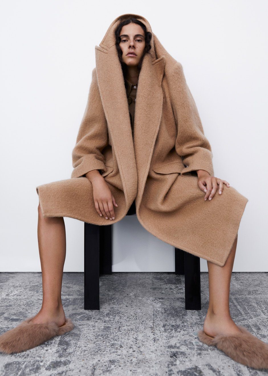 John Oversized Coat - Camel - 3