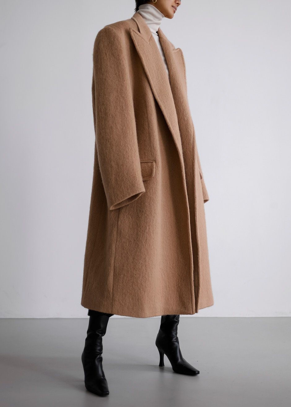 John Oversized Coat - Camel