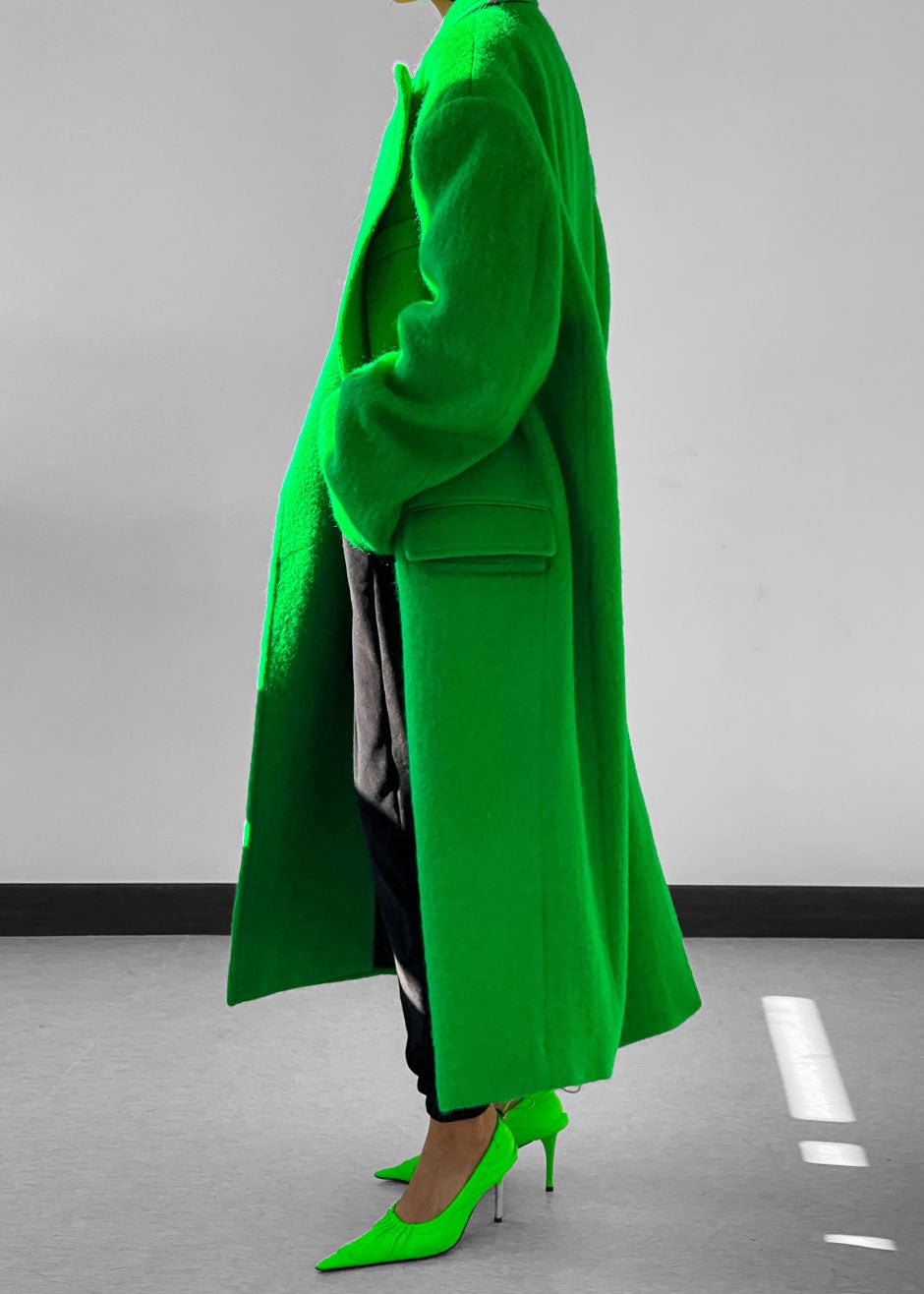 John Oversized Coat - Kermit - 3