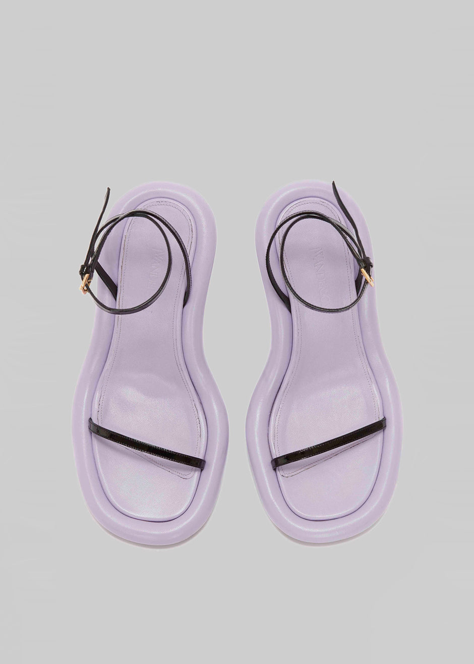 JW Anderson Bumper Heel Sandal - Lilac/Black - 5