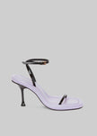 JW Anderson Bumper Heel Sandal - Lilac/Black Shoes JW Anderson 