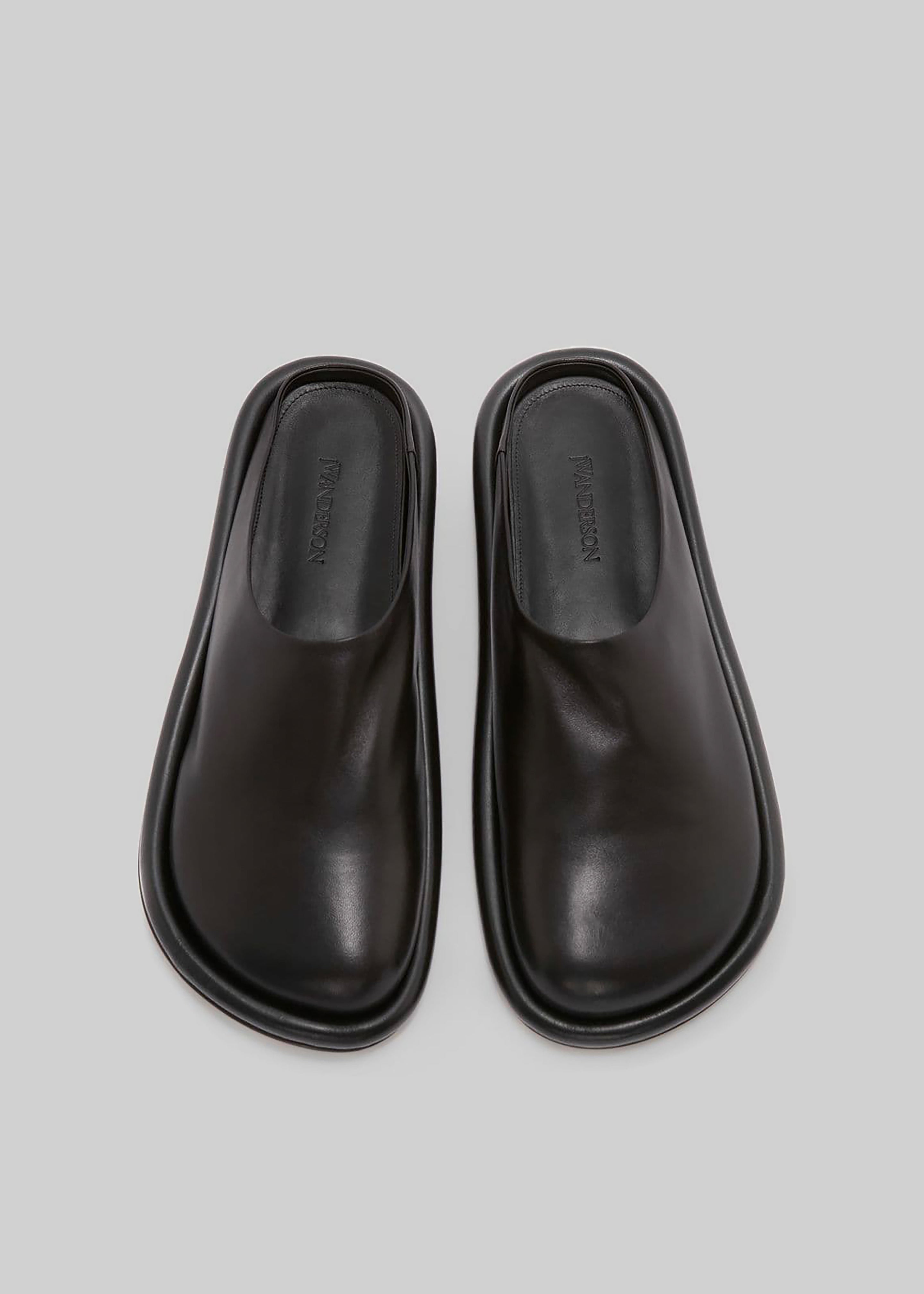 JW Anderson Bumper-Tube Leather Slipper - Black