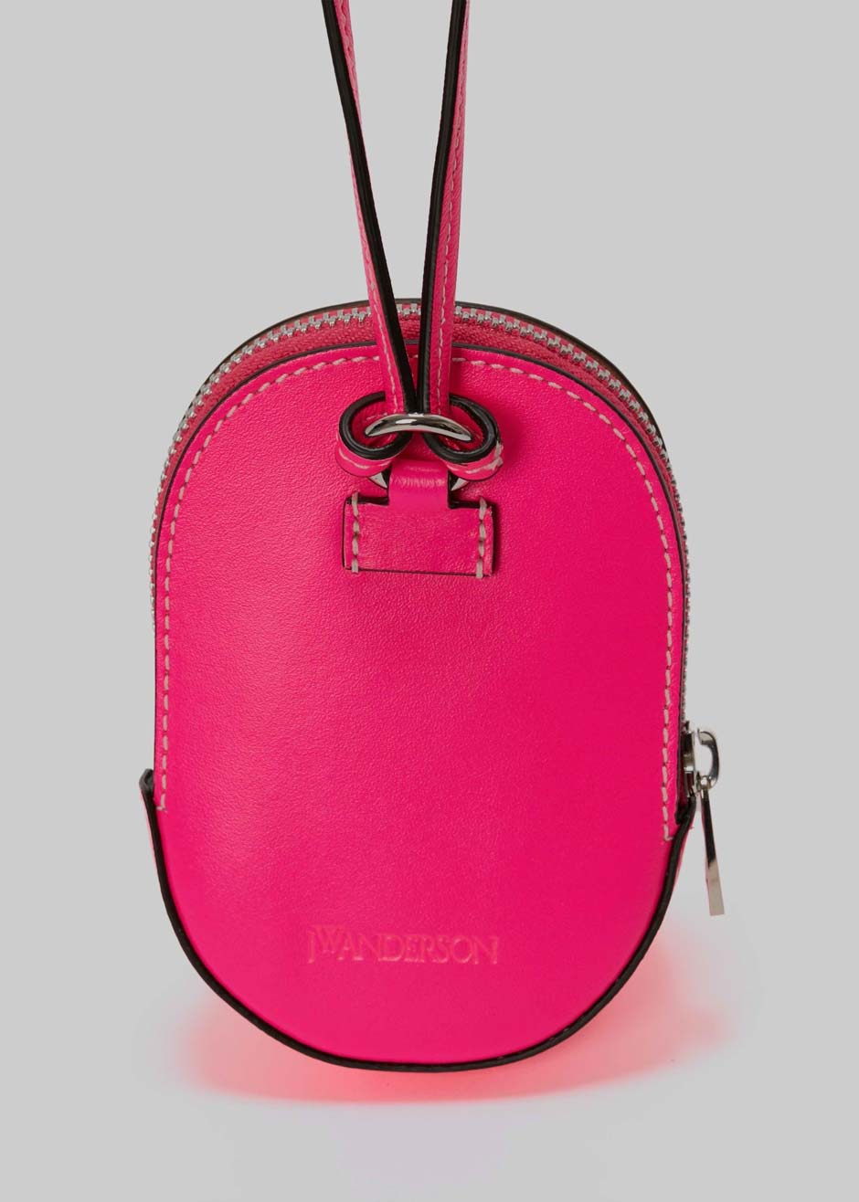 JW Anderson Nano Cap Bag - Neon Pink - 4