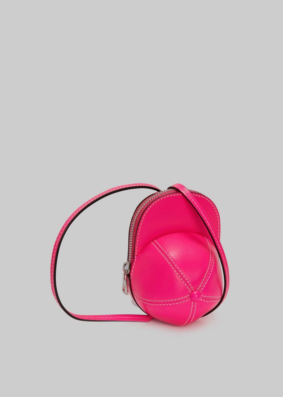 JW Anderson Nano Cap Bag - Neon Pink - 1