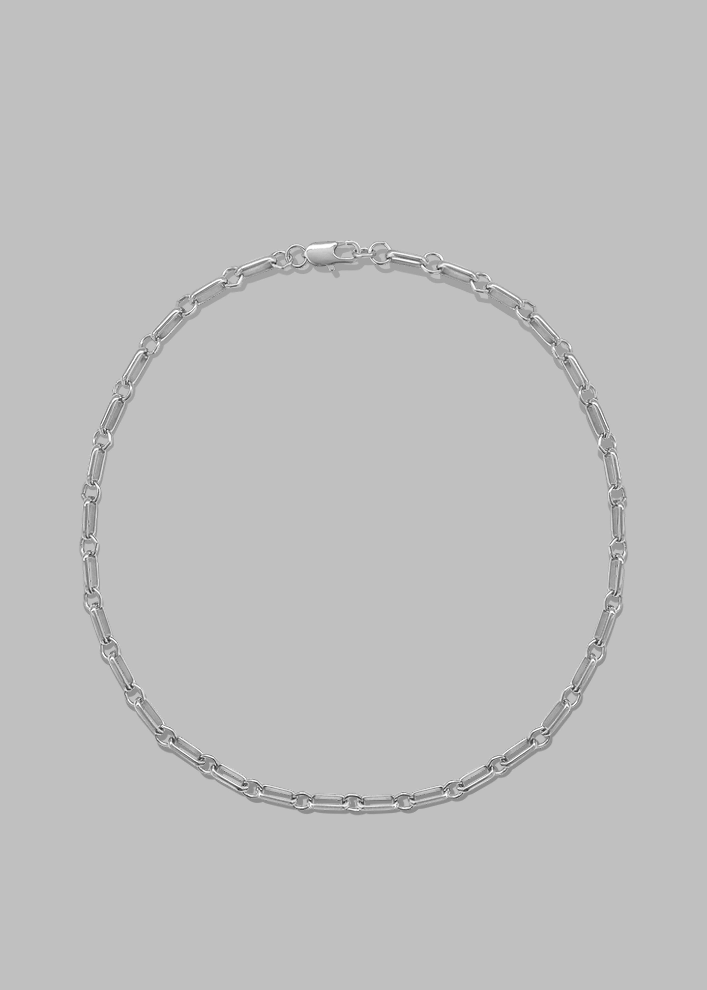 Laura Lombardi Bar Chain Necklace - Silver – The Frankie Shop