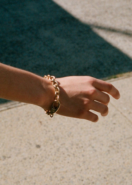 Laura Lombardi Cable Bracelet - Gold