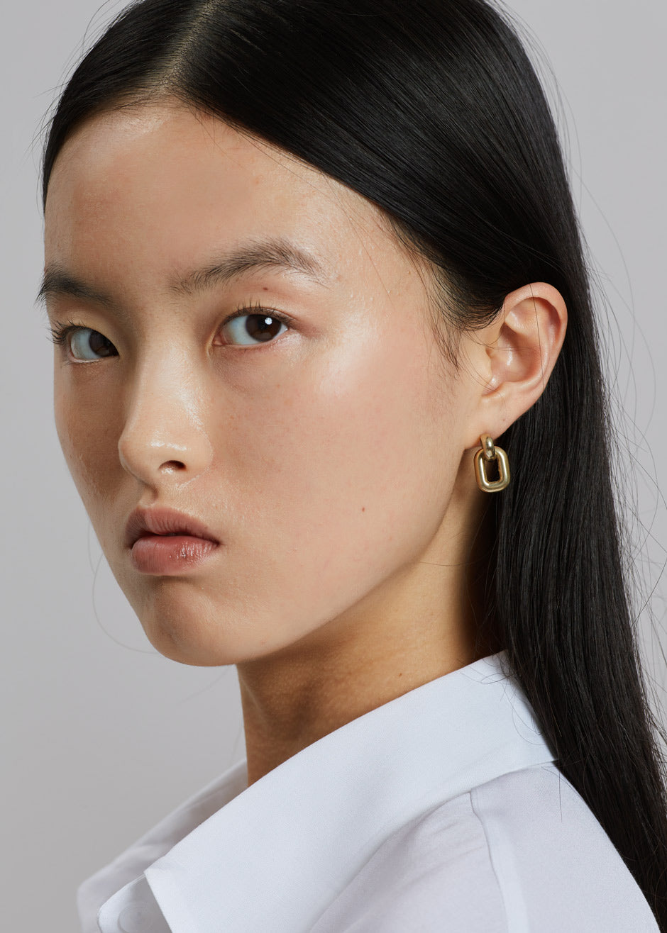 Laura Lombardi Greca Earrings - Gold – The Frankie Shop