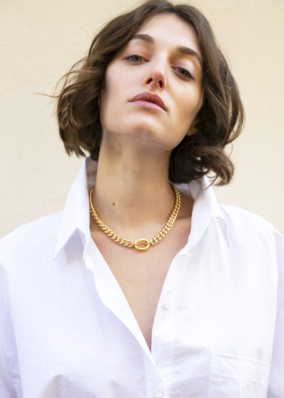 Laura Lombardi Presa Chain Necklace - Gold – The Frankie Shop