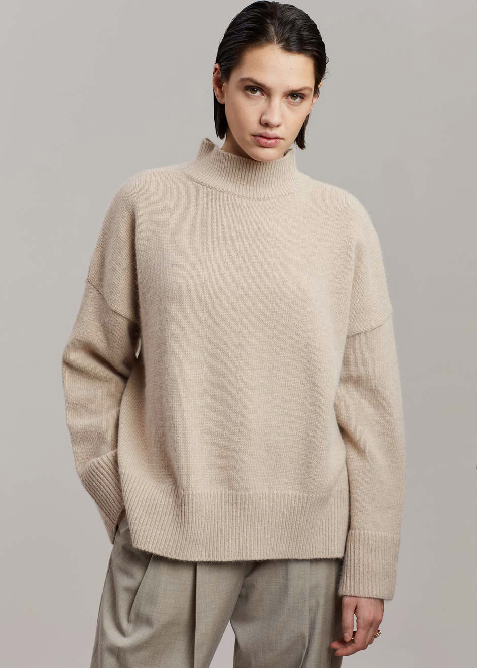 Laurie Knit Sweater - Sand - 6