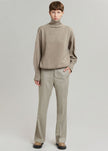 Lennon Wool Pants - Slate Green Pants The Frankie Shop 