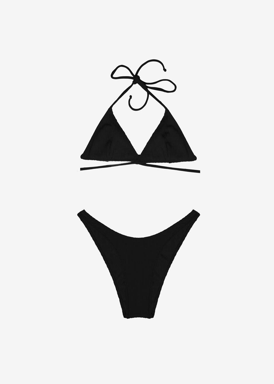 Lido Tredici Rib Swimsuit - Black - 9