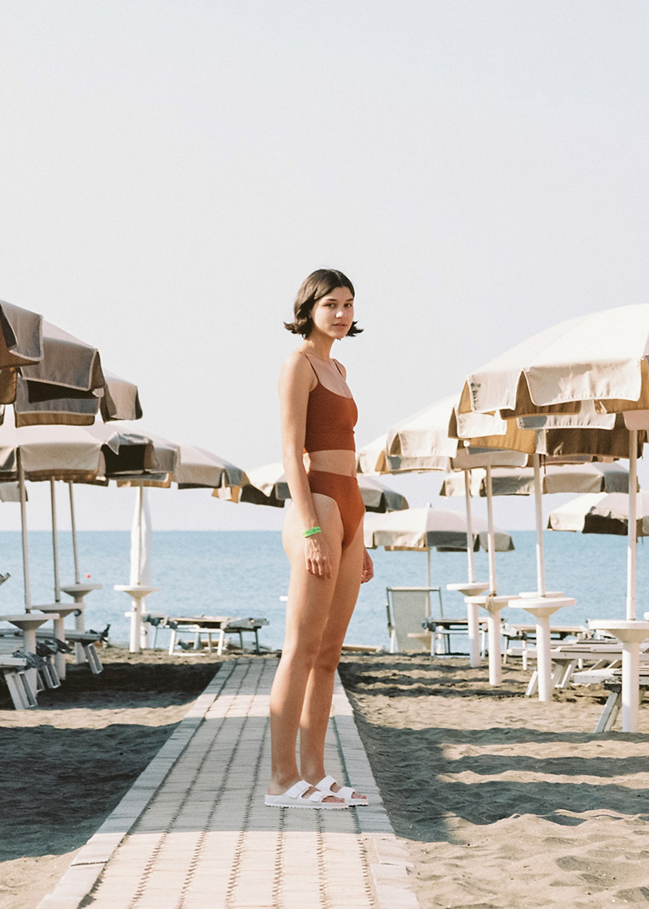 Lido Trentasette Swimsuit - Terracotta
