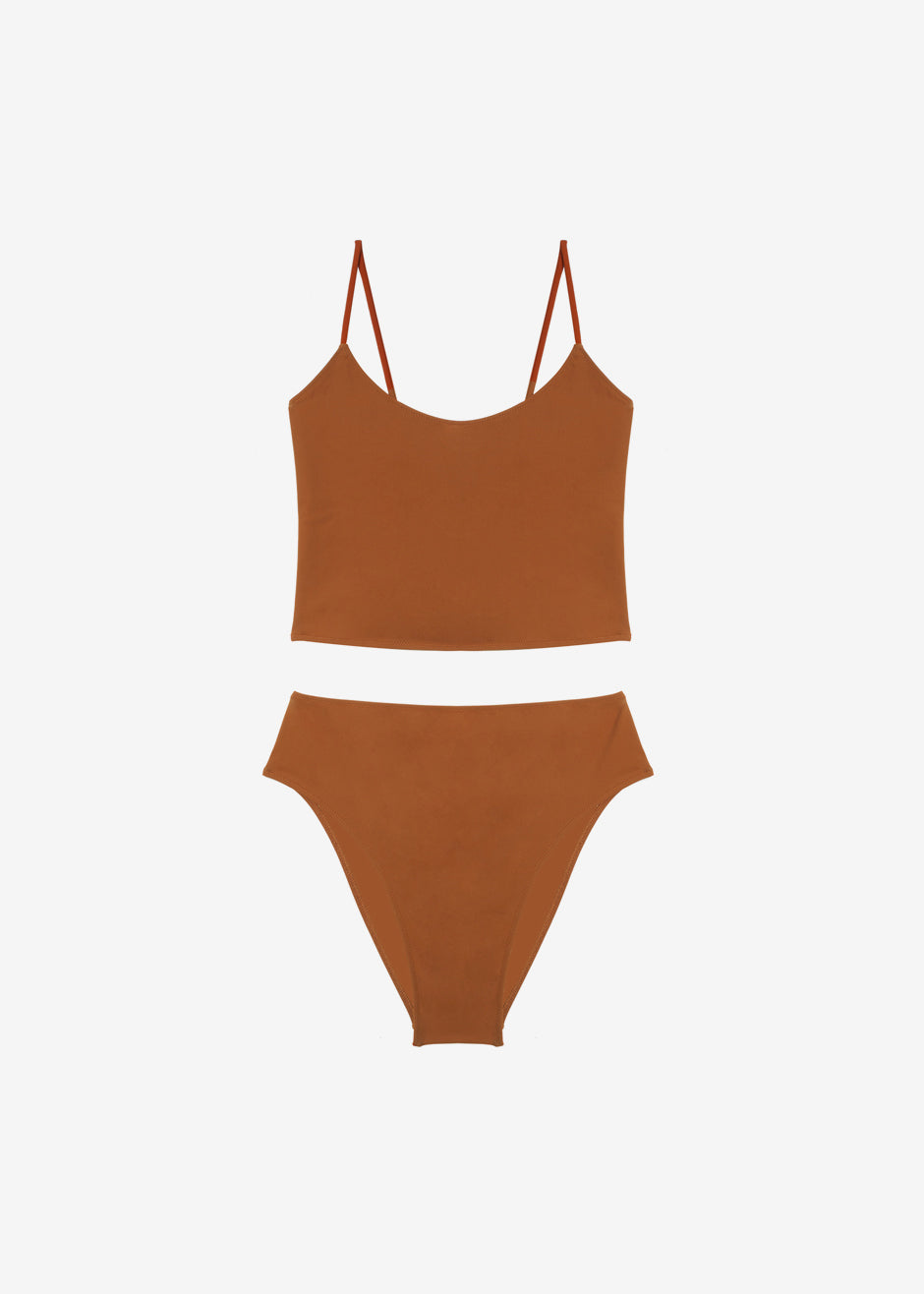 Lido Trentasette Swimsuit - Terracotta - 3