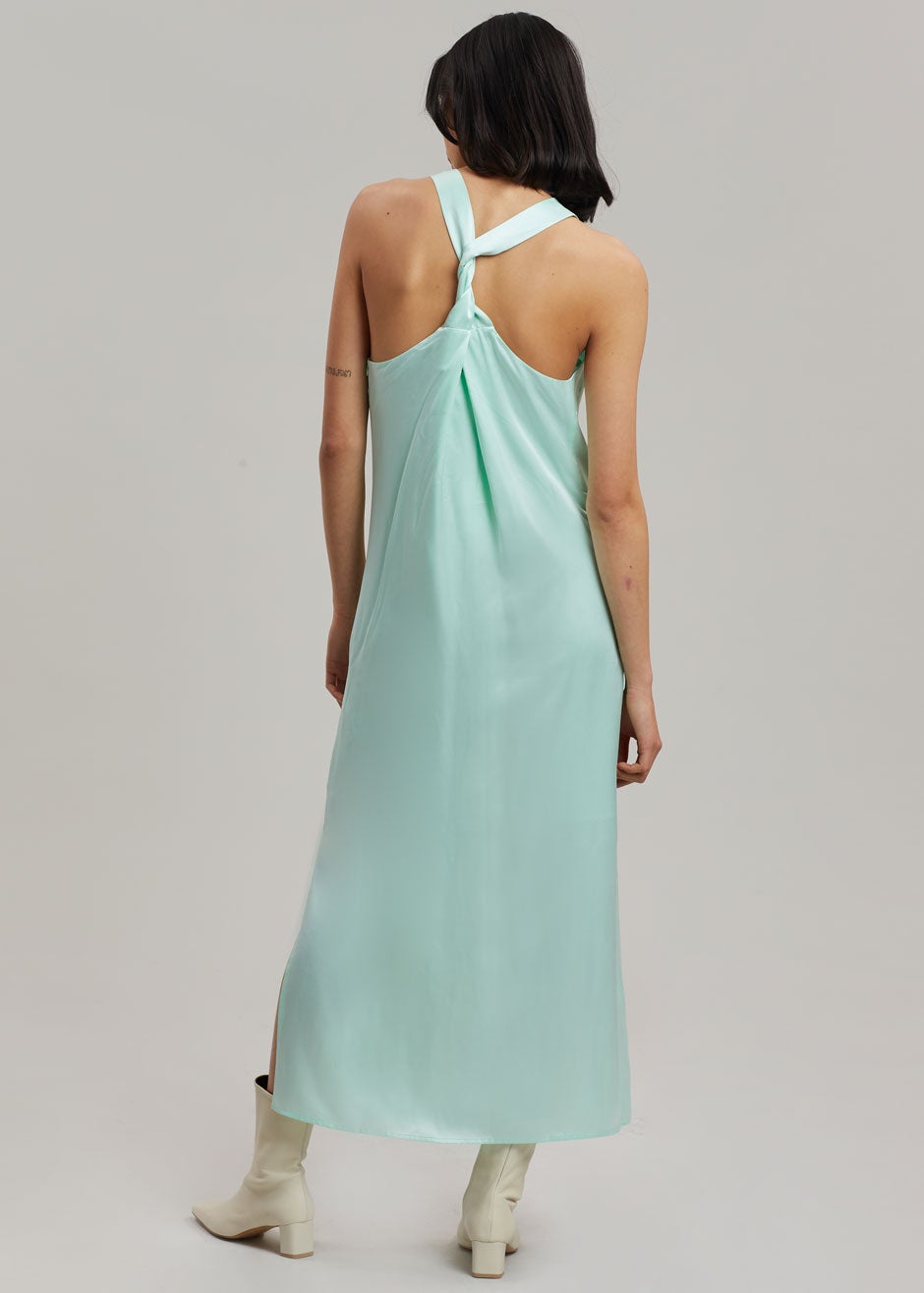 Loulou Studio Sula Silk Dress - Aqua - 1
