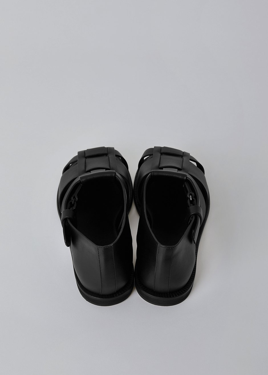 Low Classic Gladiator Sandals - Black - 9